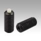 Spring plungers with hexagon socket and POM thrust pin, standard spring force