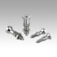 Indexing plungers, stainless steel with stainless steel mushroom grip - inch