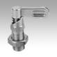 Cam action indexing plunger, stainless steel, with stop, Form B
