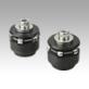 Centring clamps with ball or hexagon segments