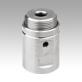 Locating adapters, cylindrical, stainless steel, pneumatic