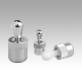 Lateral spring plungers with aluminium sleeve and plastic or steel thrust pin