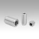 Lateral spring plungers with threaded sleeve, without thrust pin