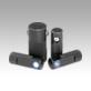 Lateral spring plungers, steel, with plastic, steel or stainless steel ball