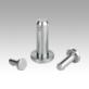 Locking pins with axial locking