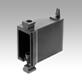 Risers with quick lock for compact power clamps