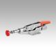 Toggle clamps variable with thrust rod