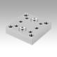 Adapter block aluminium
