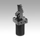 Link clamps pneumatic screw-on with flange