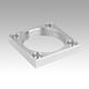 Threaded flange aluminum