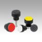 Knurled knobs