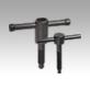 T-thrust screwswith fixed or sliding T-bar, DIN 6304 or DIN 6306