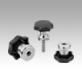 Star grips, plastic with clamping force intensifier