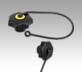 Star grips with safety cable 
similar to DIN 6336, steel parts stainless steel, internal thread, Form KS
