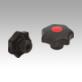 Star grips similar to DIN 6336, without bush, with reamed hole, Form G