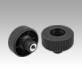 Knurled knobs Form D, with tapped bush, without cap