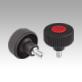 Knurled knobs Form L, with external thread