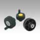Knurled knobs with grip