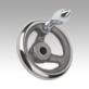 Handwheels DIN 950, grey cast iron, with fixed grip