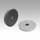 Disc handwheels, aluminium without grip