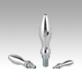 Machine handles revolving aluminium, similar to DIN 98 Form E