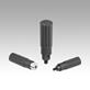 Cylindrical grips, plastic revolving