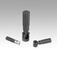 Cylindrical grips, plastic fold-down