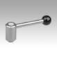  Tension levers in stainless steel with internal thread, 0 degrees