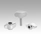 Wing grips "Miniwing" stainless steel