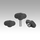 Wing grips "Miniwing", plastic, metal detectable