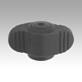 Wing grips "Miniwing", plastic, metal detectable with internal thread