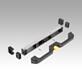 Grip, steel with locking unit