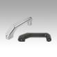 Pull handles, aluminium, slanted