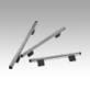 Tubular handles, stainless steel with aluminium tube holders