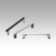 Tubular handles, aluminium with plastic grip legs