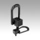 Hoist rings steel with lateral swivel, rotates through 360 degrees