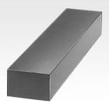 Block machined all sides grey cast iron or aluminium