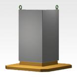 Tombstones cube grey cast iron