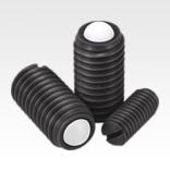 Spring plungers with slot and POM ball, plastic