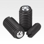 Spring plungers with slot and stainless steel ball, plastic