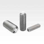 Spring plungers with hexagon socket and POM thrust pin, stainless steel