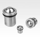 Spring plungers with detent ring