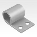 Catch plate aluminium for barrel locks with return spring 