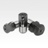 Locating pins with flattened ball-end, Form D