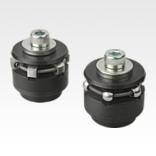 Centring clamps with ball or hexagon segments
