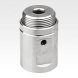 Locating adapters, cylindrical, stainless steel, pneumatic