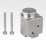 Locating adapters, flange, stainless steel, pneumatic