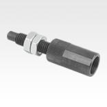 Assembly tool for lateral spring plungers with plastic spring