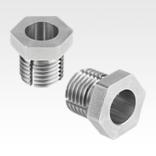Threaded clamping bushes