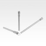 Ball lock pins with head-end lock
